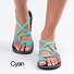 JFN  Plus Size Women Sandals Handmade Beach Flat Sandals
